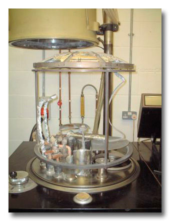 Coating chamber for dielectric AR coatings